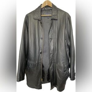 Daniel Cremieux Collection Genuine Lamb Skin Leather Jacket HTF Sz L